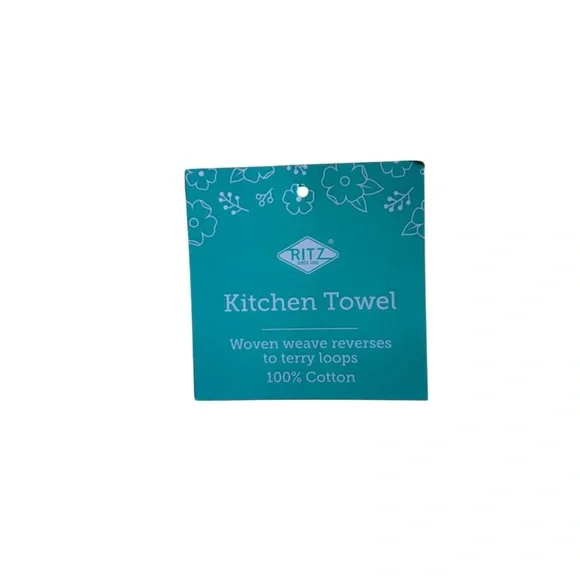 Hand Crafted Floral Hanging Kitchen Hand Towel Colorful Grateful and Blessed - Picture 8 of 8